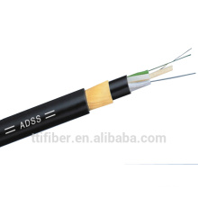 ADSS Todos los dieléctricos Hilos de aramida autoportantes Cable de fibra óptica